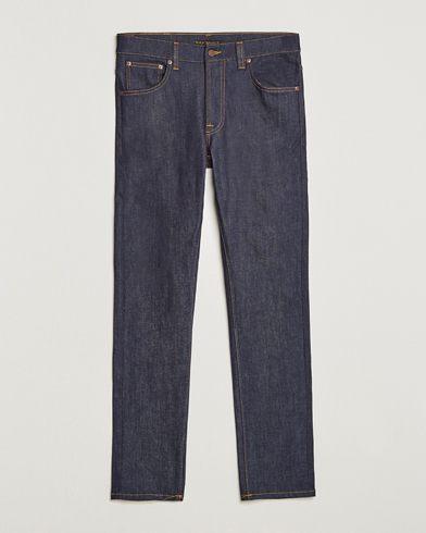 Mies | Siniset farkut | Nudie Jeans | Lean Dean Organic Slim Fit Stretch Jeans Dry 16 Dips