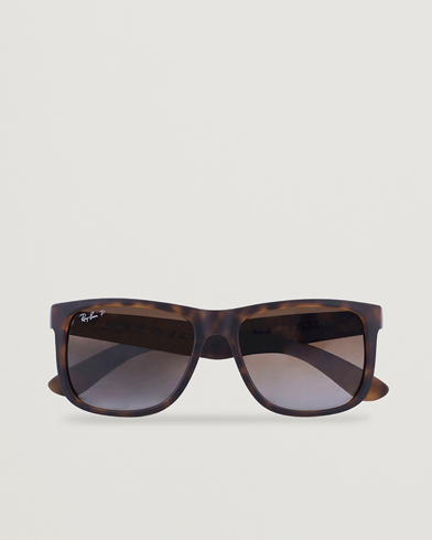  |  0RB4165 Justin Polarized Wayfarer Sunglasses Havana/Brown