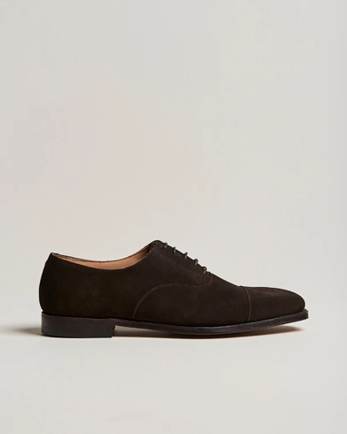 Mies | Käsintehdyt kengät | Crockett & Jones | Hallam Oxford Espresso Suede