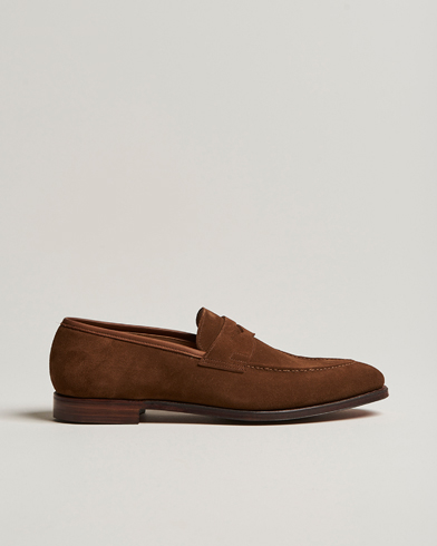 Mies | Käsintehdyt kengät | Crockett & Jones | Sydney Loafer Snuff Suede