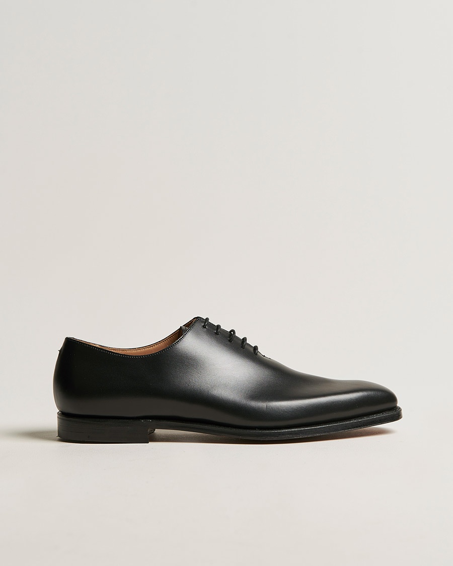 Crockett & Jones Alex Wholecut Oxford Black Calf – Musta