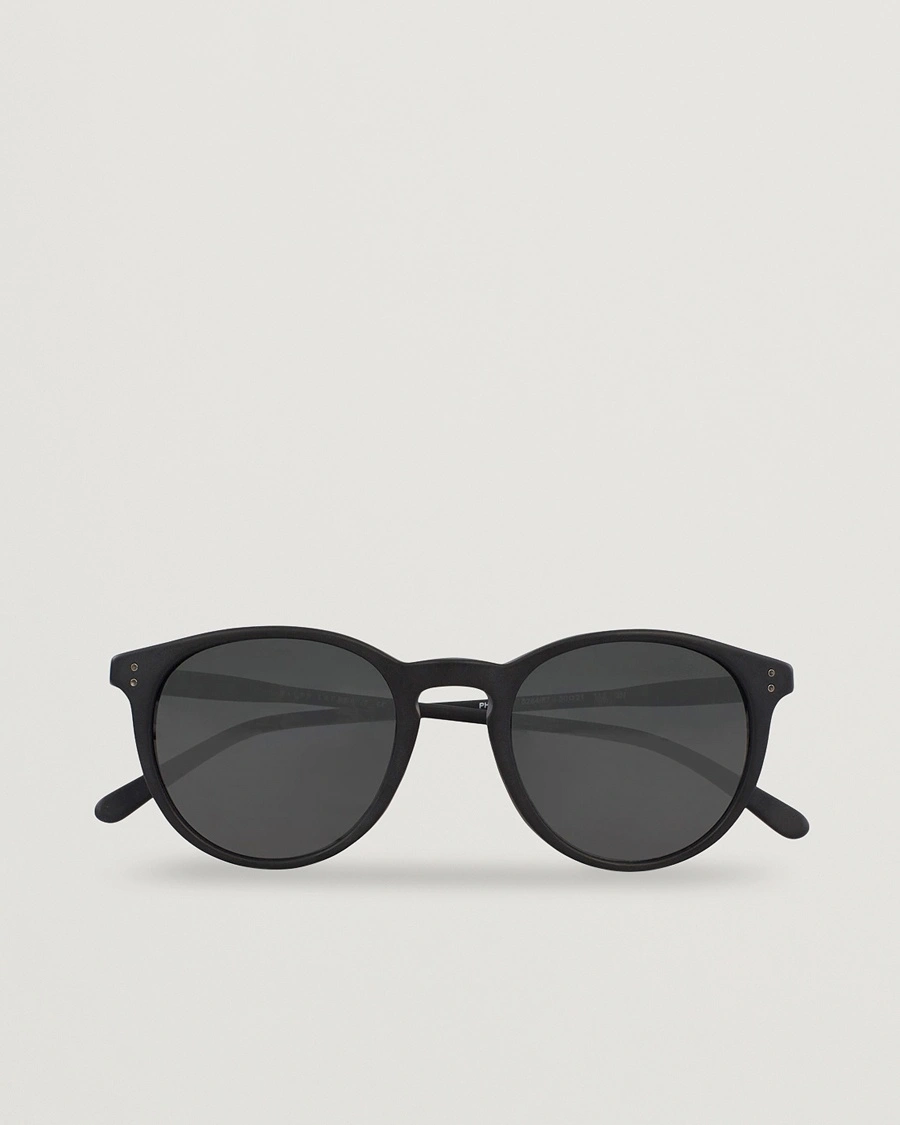 Polo Ralph Lauren 0PH4110 Round Sunglasses Matte Black – Musta