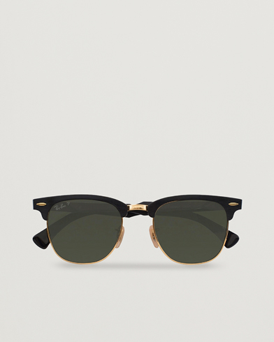 Mies |  | Ray-Ban | 0RB3507 Clubmaster Sunglasses Black Arista/Polar Green