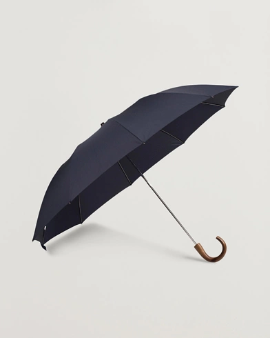 Mies | Tyylikkäänä sateella | Fox Umbrellas | Telescopic Umbrella Navy