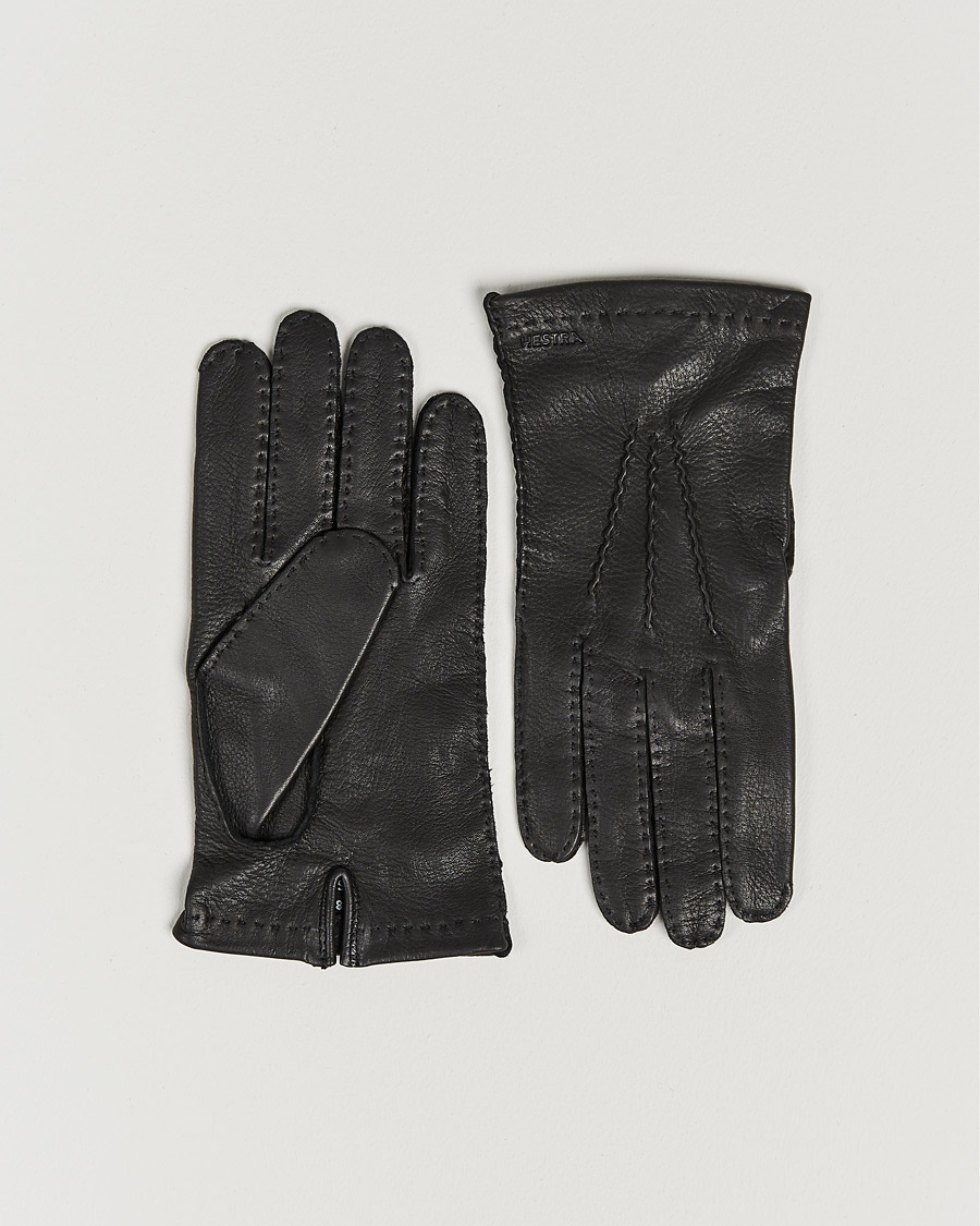 Hestra Henry Unlined Deerskin Glove Black – Musta