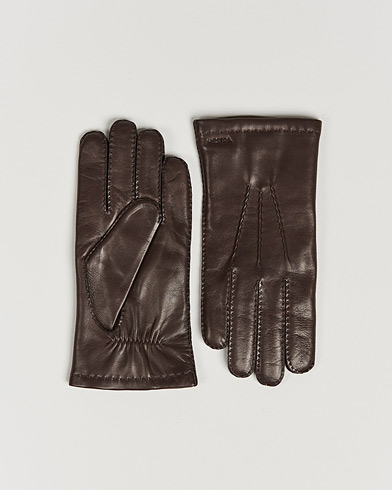 Mies | Wardrobe Basics | Hestra | Edward Wool Liner Glove Espresso