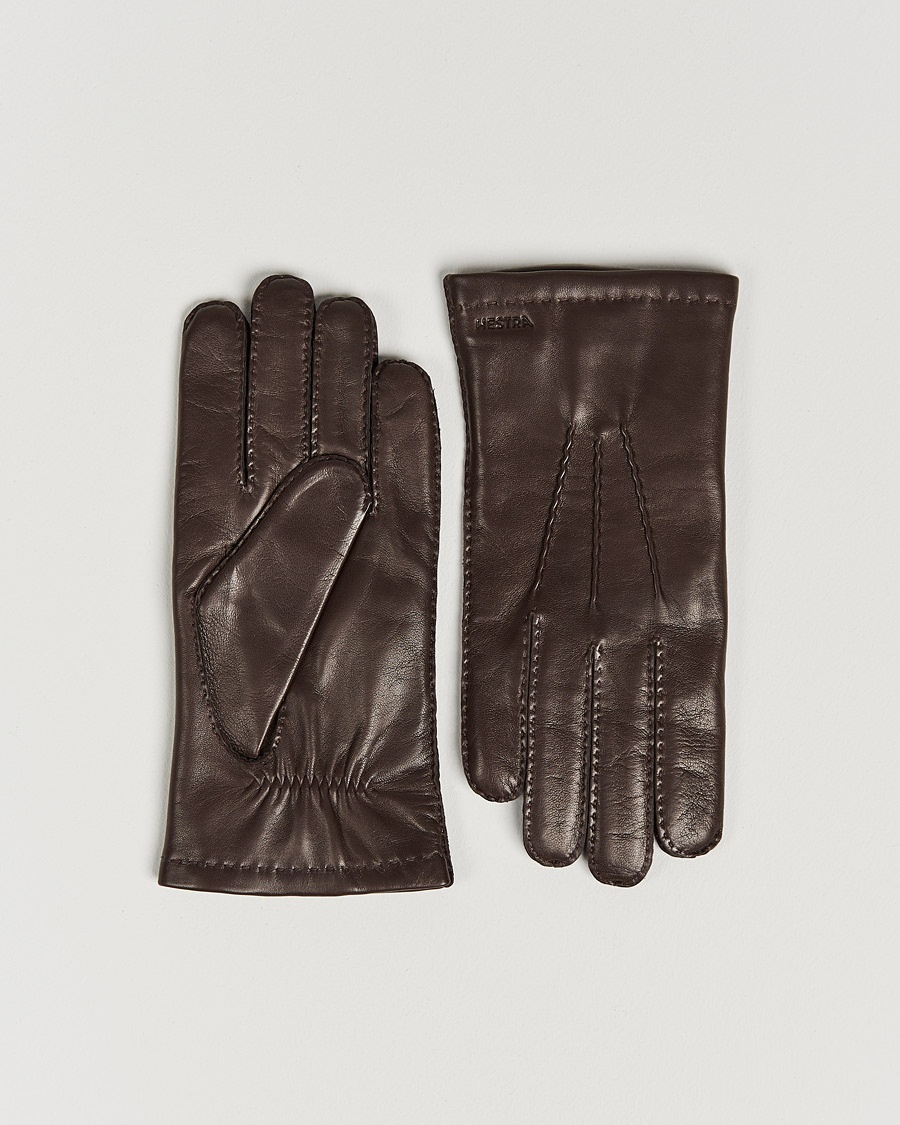 Hestra Edward Wool Lined Glove Espresso – Ruskea