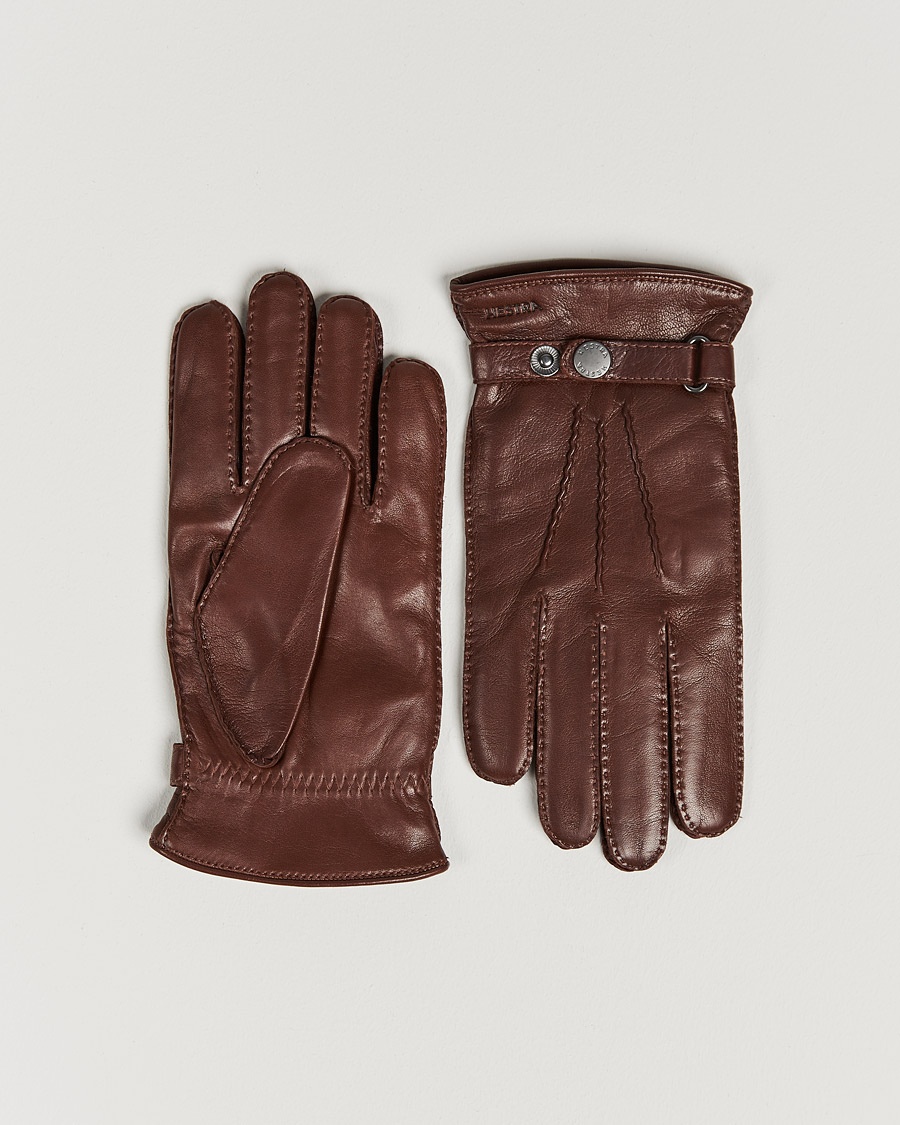Hestra Jake Wool Lined Buckle Glove Chestnut – Ruskea