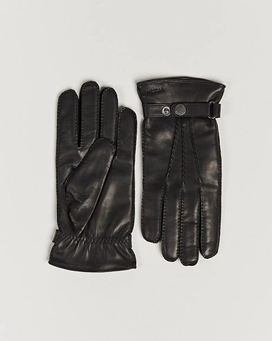 Mies | Promenadhandskarna | Hestra | Jake Wool Lined Buckle Glove Black