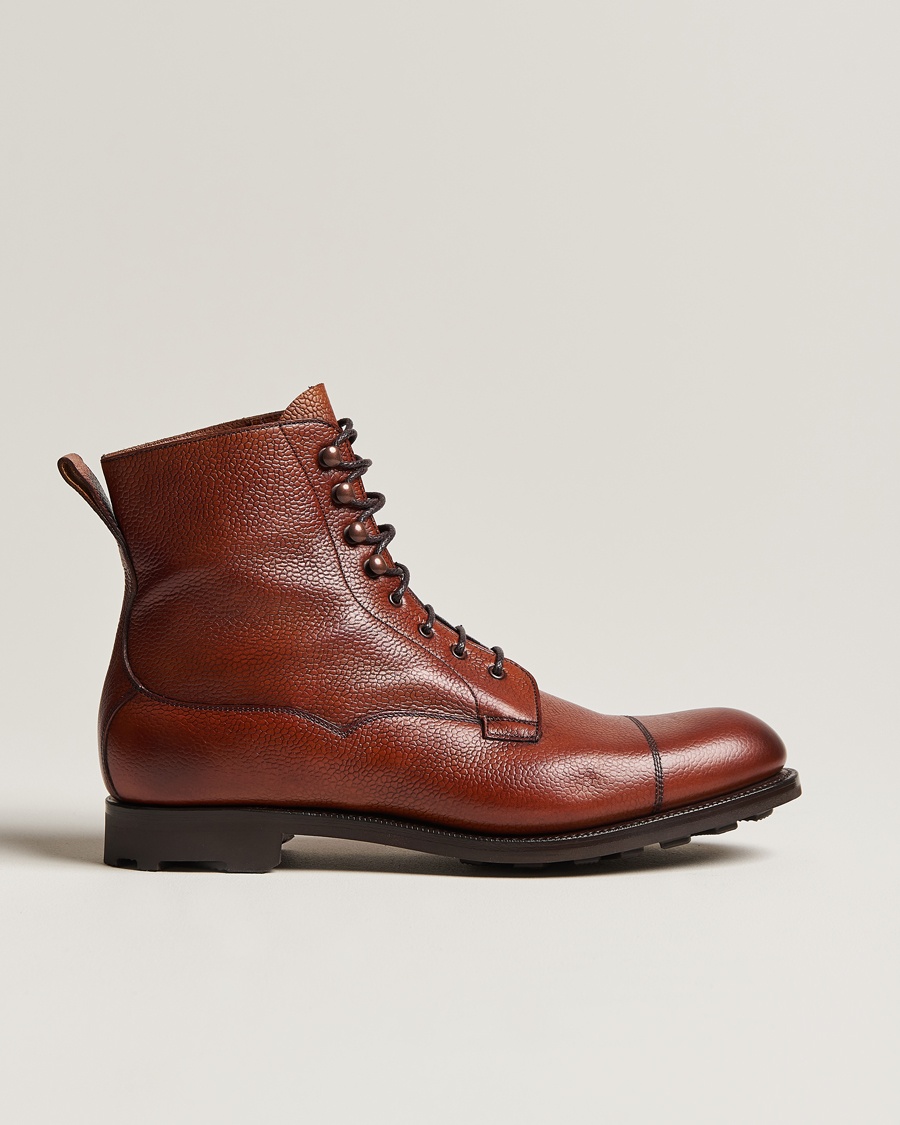 Edward Green Galway Ridgeway Boot Rosewood Country Calf – Punainen