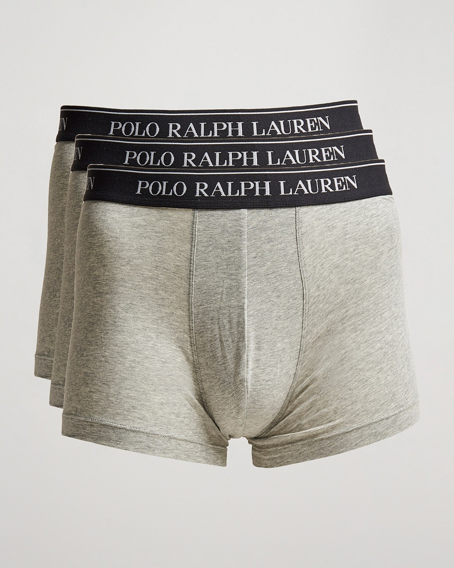 Polo Ralph Lauren 3-Pack Trunk Andover Heather Grey – Harmaa