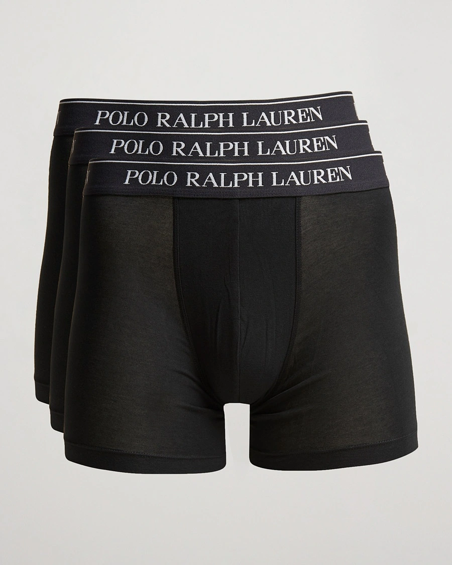 Polo Ralph Lauren 3-Pack Boxer Brief Polo Black – Musta