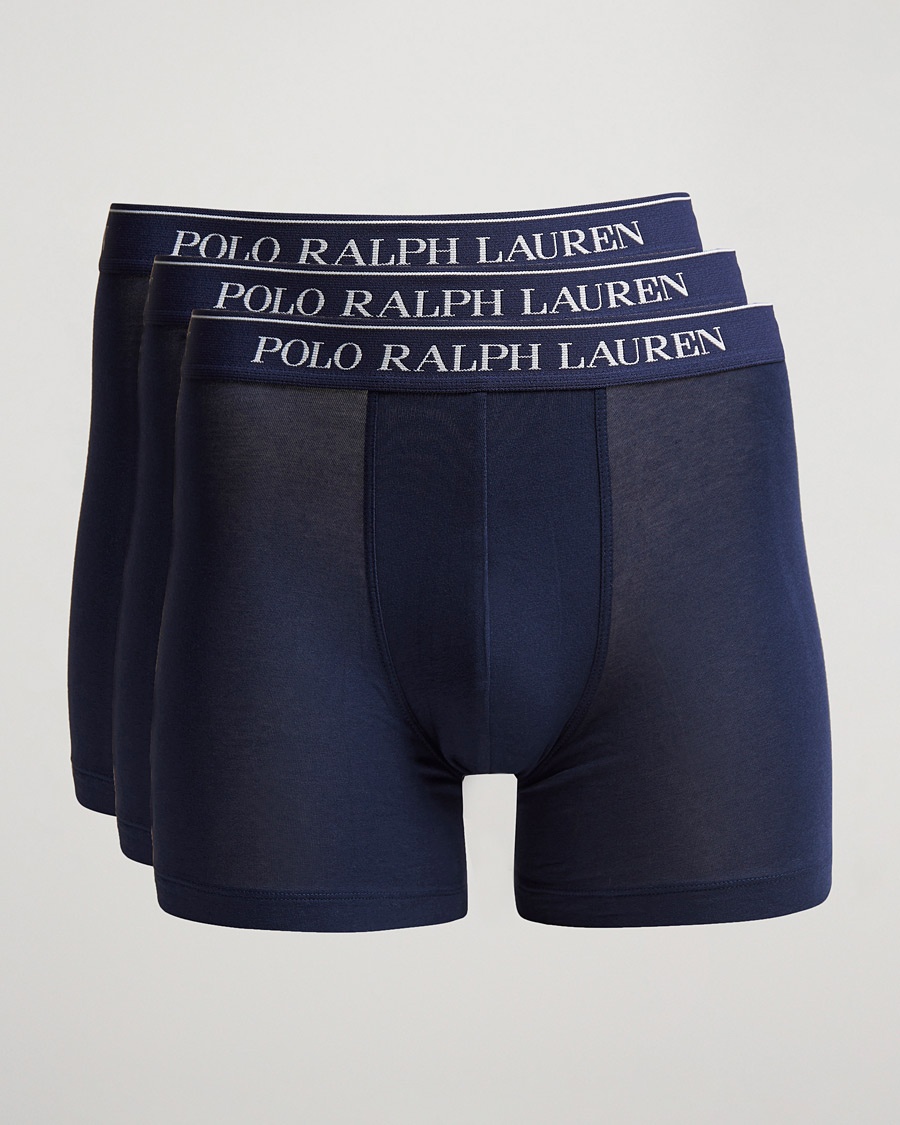 Polo Ralph Lauren 3-Pack Boxer Brief Navy – Sininen
