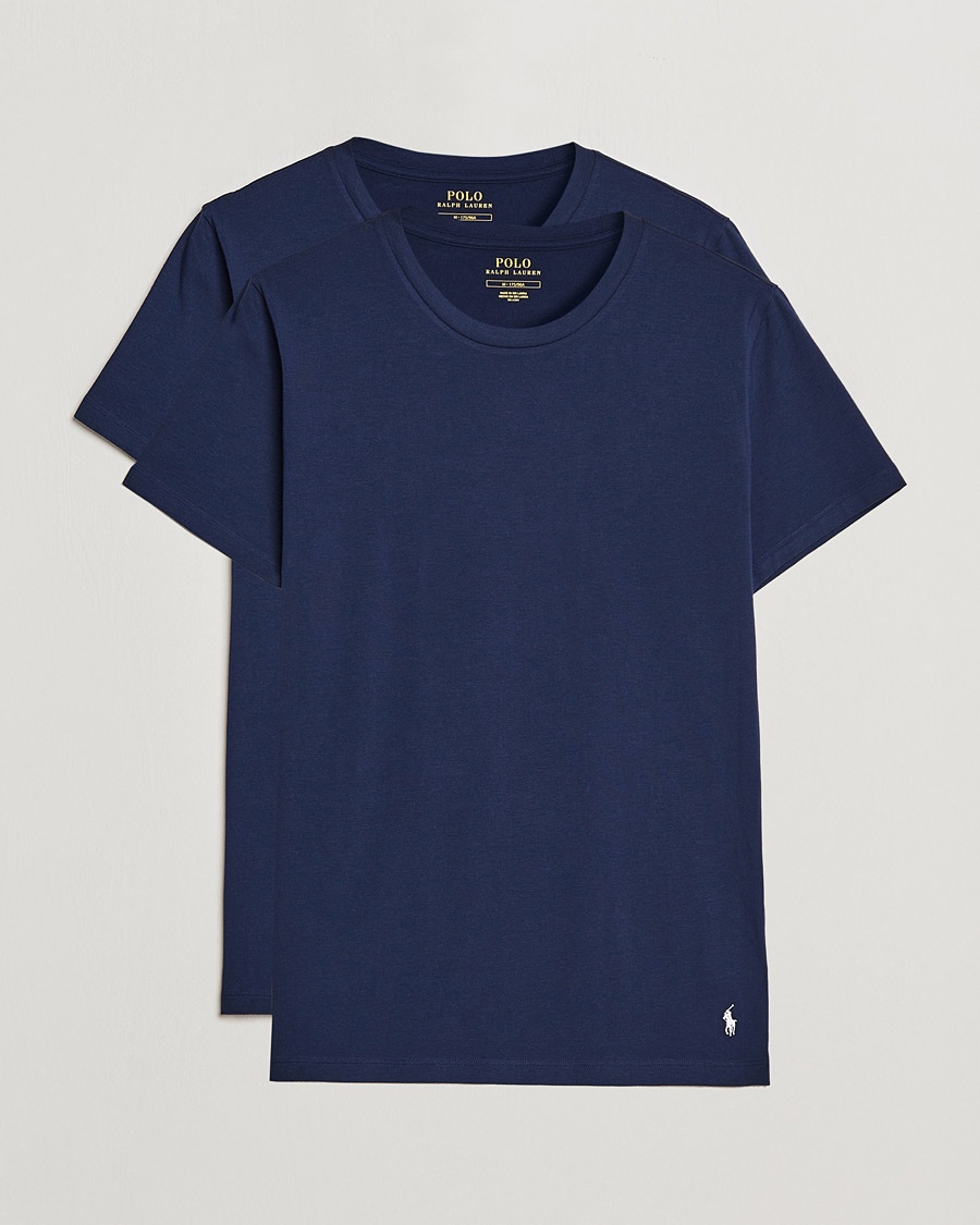 Polo Ralph Lauren 2-Pack Cotton Stretch T-Shirt Cruise Navy – Sininen