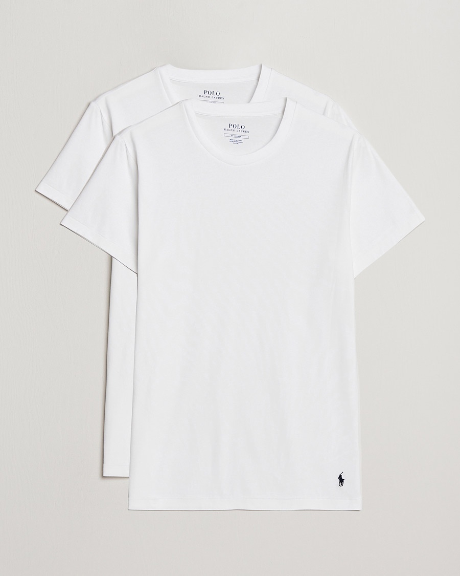 Polo Ralph Lauren 2-Pack Cotton Stretch T-Shirt White – Valkoinen