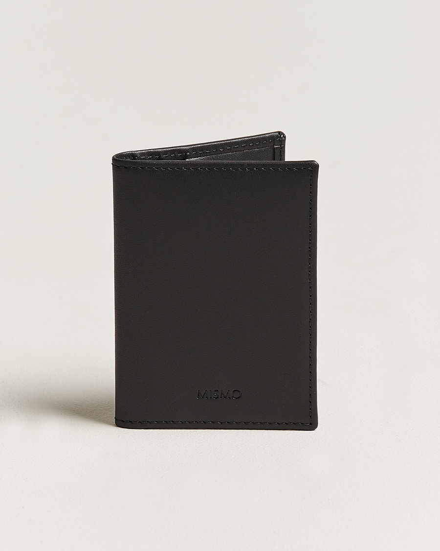 Mismo Cards Leather Cardholder Black – Musta