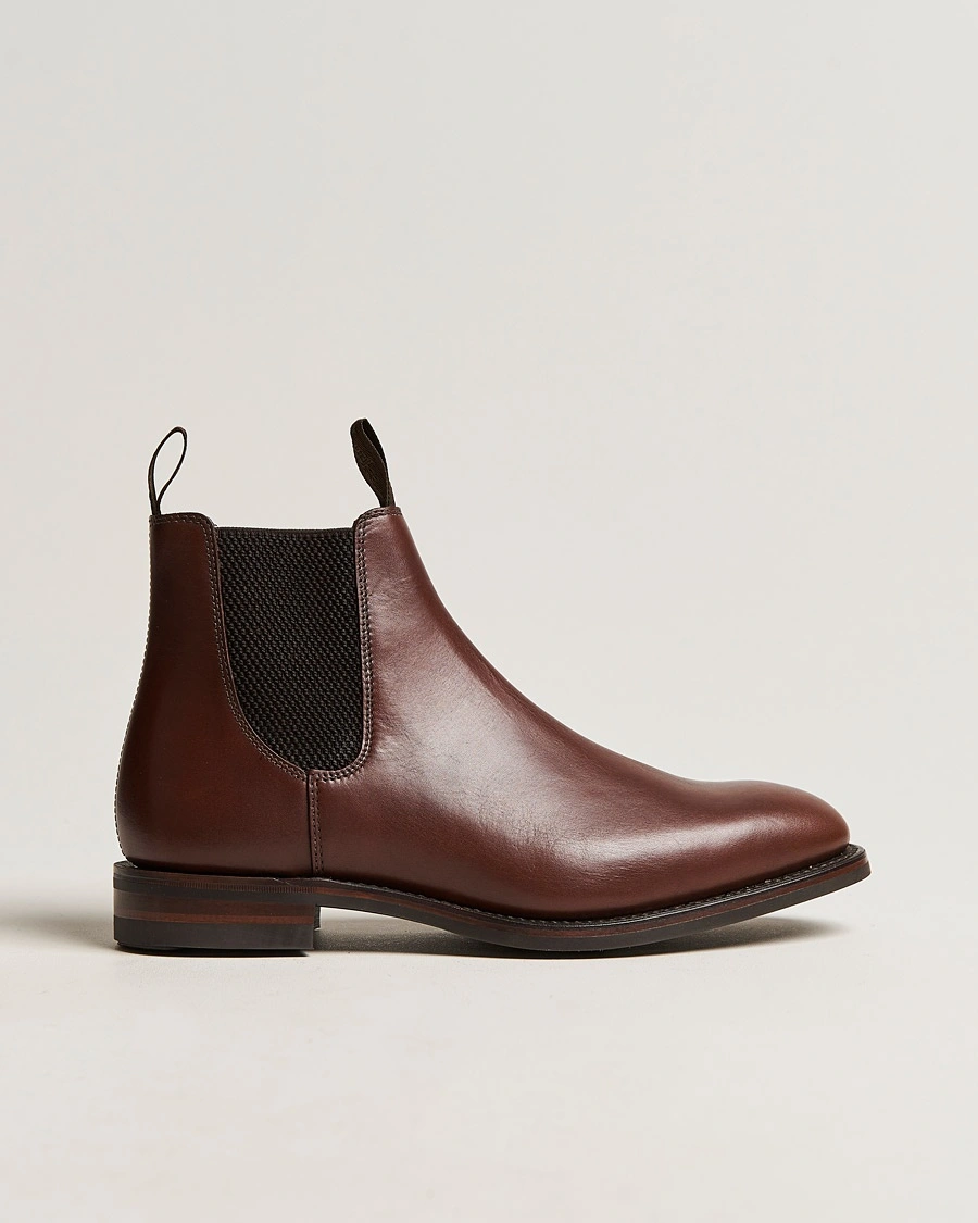 Loake 1880 Chatsworth Chelsea Boot Brown Waxy Leather – Ruskea