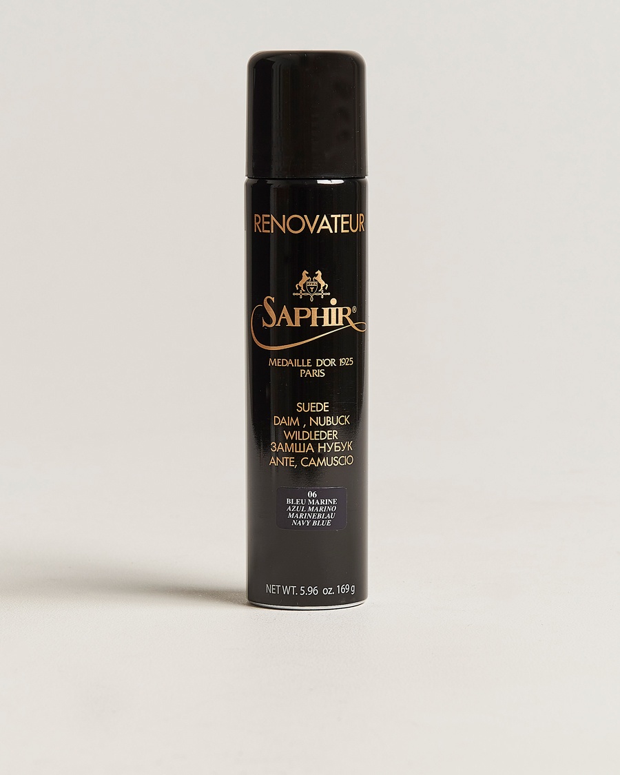 Saphir Medaille d'Or Renovateur Suede 250 ml Spray Navy Blue – Sininen