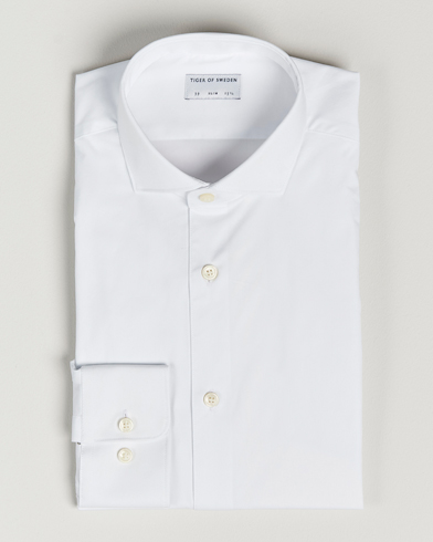 Mies | Business & Beyond | Tiger of Sweden | Farell 5 Stretch Shirt White