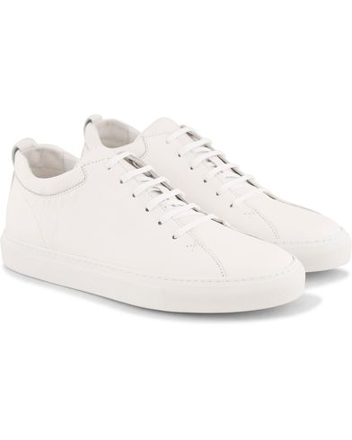 Mies | Korkeavartiset tennarit | C.QP | Tarmac Sneaker All White Leather