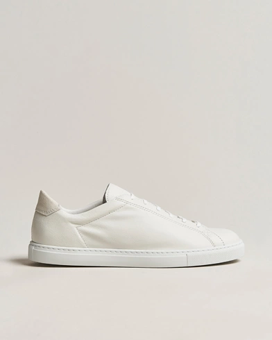 Mies | Matalavartiset tennarit | C.QP | Racquet Sneaker White Leather