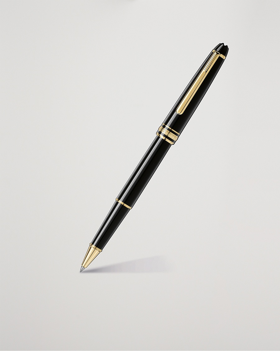 Montblanc 163 Classique Meisterstück Rollerball Pen Black – Musta