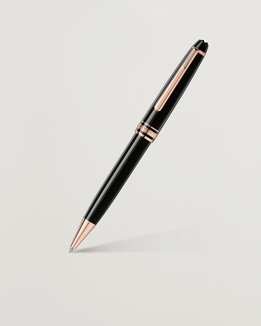 Montblanc 164 Classique Meisterstück Ballpoint Pen Red Gold – Musta