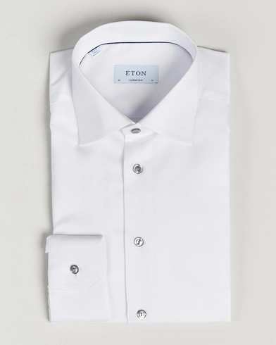 Mies | Eton | Eton | Contemporary Fit Signature Twill Shirt White