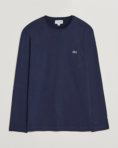 Mies |  | Lacoste | Long Sleeve Crew Neck T-Shirt Navy