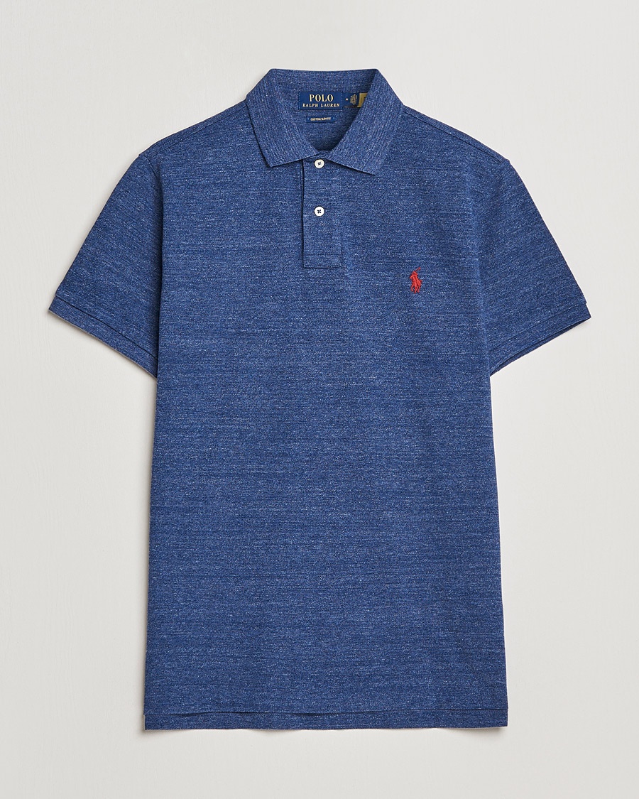 Polo Ralph Lauren Custom Slim Fit Polo Classic Royal Heather – Sininen