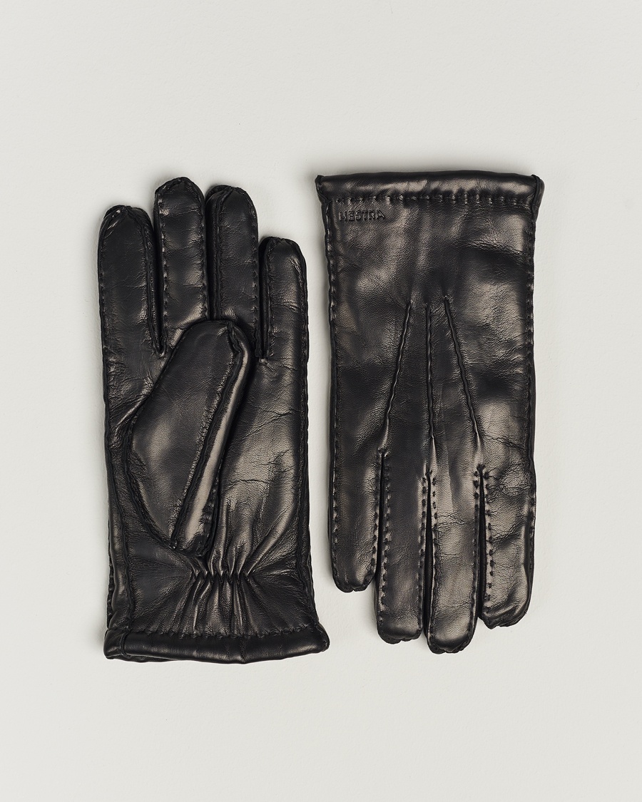 Hestra George Lambskin Hairsheep Glove Black – Musta