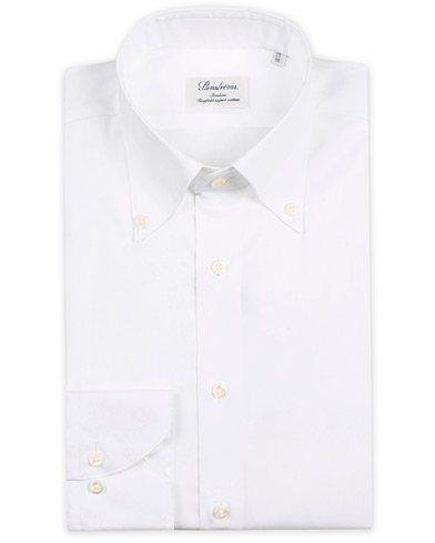 Mies |  | Stenströms | Slimline Button Down Shirt White