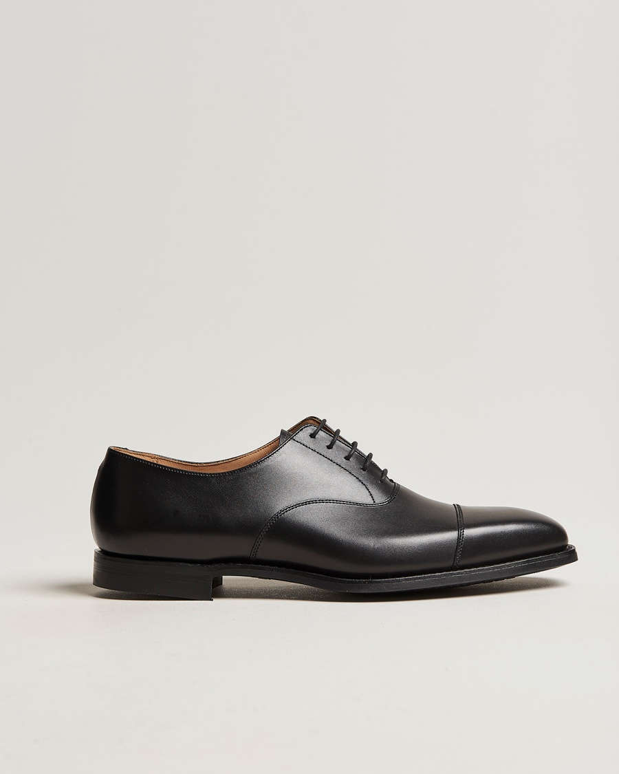 Crockett & Jones Hallam Oxford City Sole E Black Calf – Musta