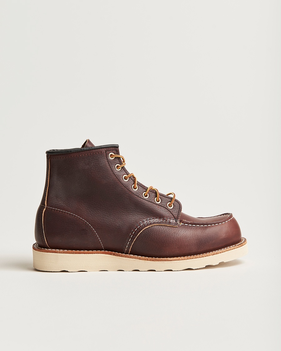 Red Wing Shoes Moc Toe Boot Briar Oil Slick Leather – Ruskea