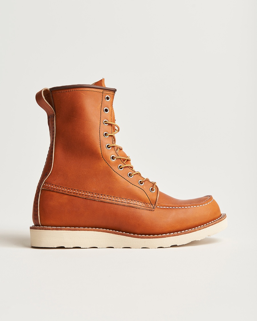 Red Wing Shoes Moc Toe High Boot Oro Legacy Leather – Ruskea