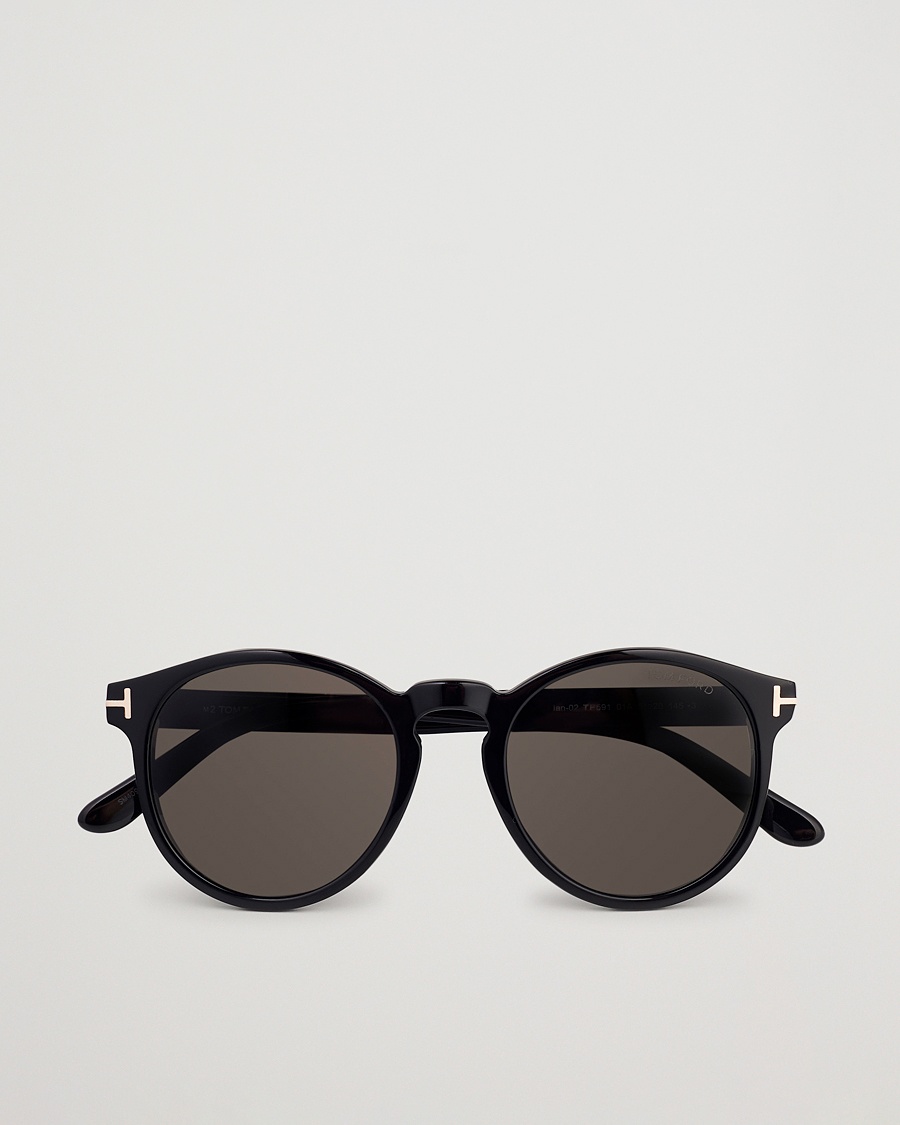 Tom Ford Ian FT0591 Sunglasses Shiny Black – Musta