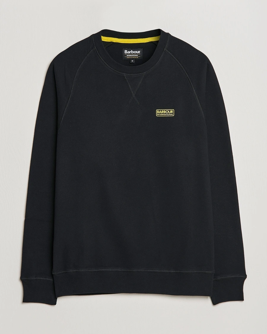 Barbour International Essential Crew Neck Sweat Black – Musta