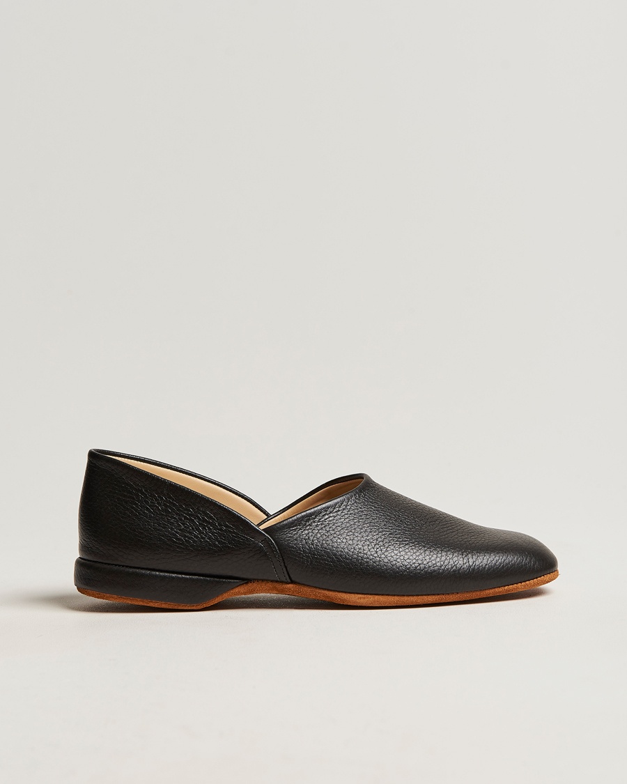 Crockett & Jones Grecian Home Slipper Black – Musta