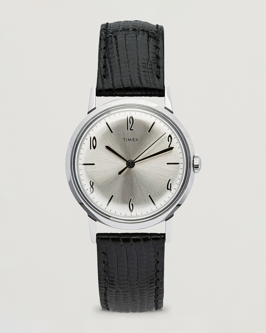 Timex Marlin 1960s Silver Sunray – Musta