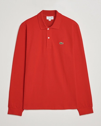 Mies | Vaatteet | Lacoste | Long Sleeve Polo Red