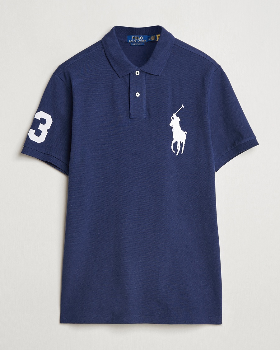 Polo Ralph Lauren Custom Fit Big Pony Polo Newport Navy – Sininen