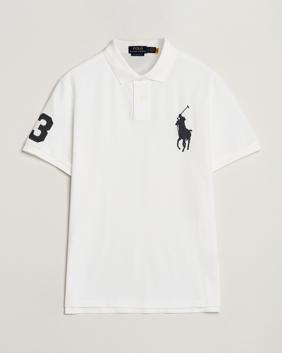 Polo Ralph Lauren Custom Fit Big Pony Polo White – Valkoinen