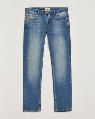 Mies |  | Morris | Steve Satin Stretch Jeans Semi Dark Wash