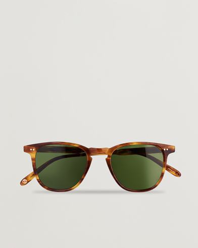 Mies |  | Garrett Leight | Brooks 47 Sunglasses Pinewood/Pure Green