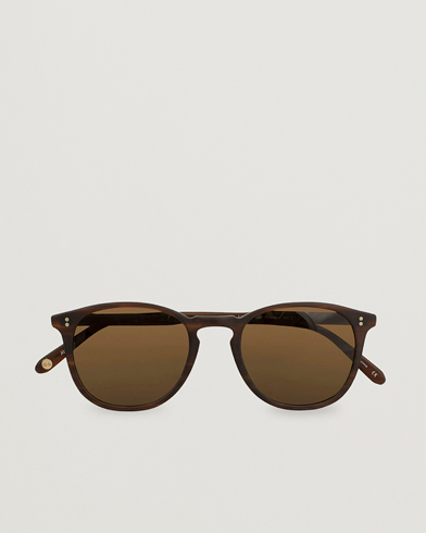 Mies | D-malliset aurinkolasit | Garrett Leight | Kinney 49 Sunglasses Matte Brandy Tortoise/Brown Polarized
