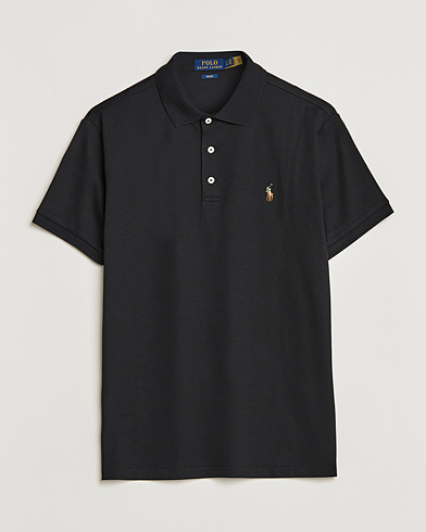 Mies |  | Polo Ralph Lauren | Slim Fit Pima Cotton Polo Polo Black