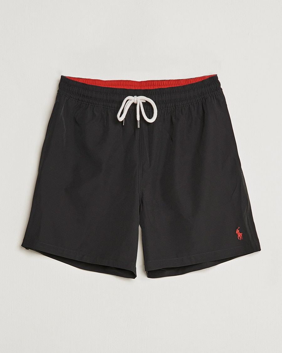 Polo Ralph Lauren Traveler Boxer Swim Shorts Polo Black – Musta