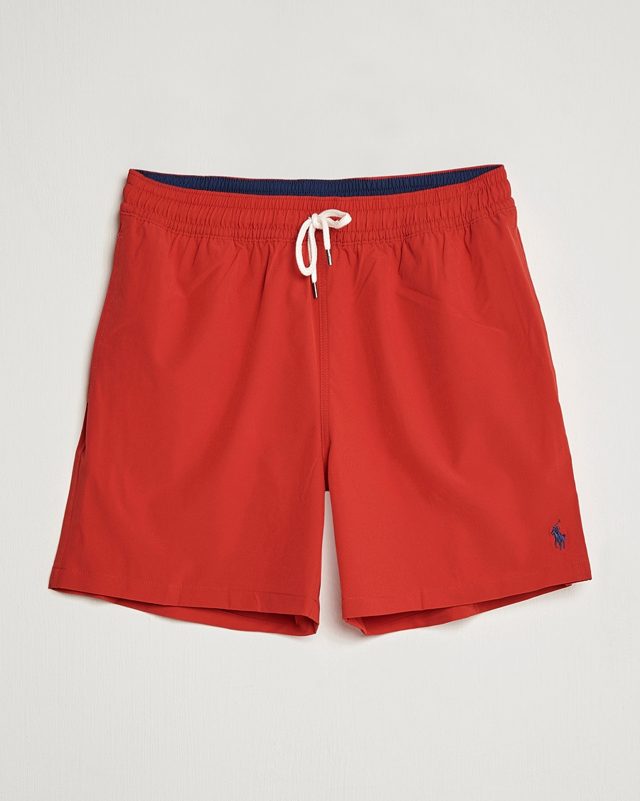 Polo Ralph Lauren Traveler Boxer Swim Shorts RL Red – Punainen
