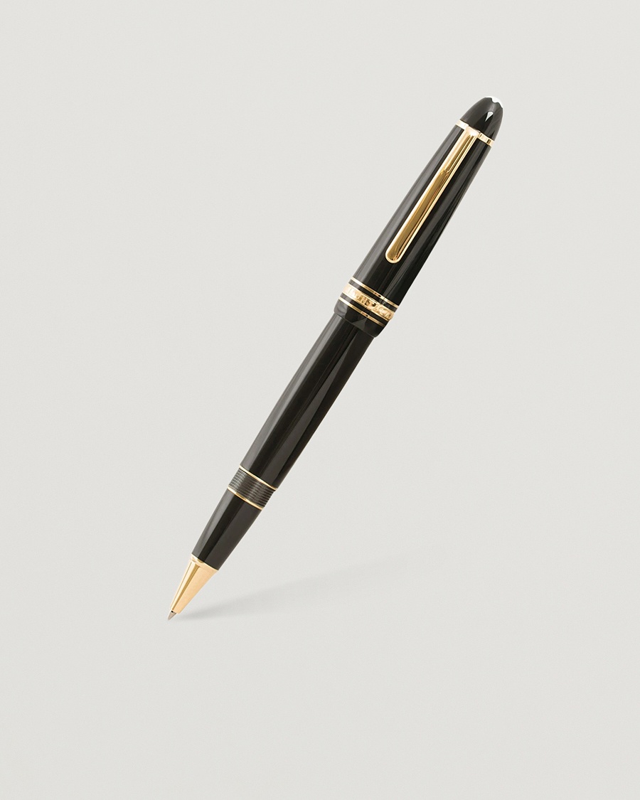 Montblanc 162 Meisterstück Rollerball LeGrand Pen Black/Yellow Gold – Musta