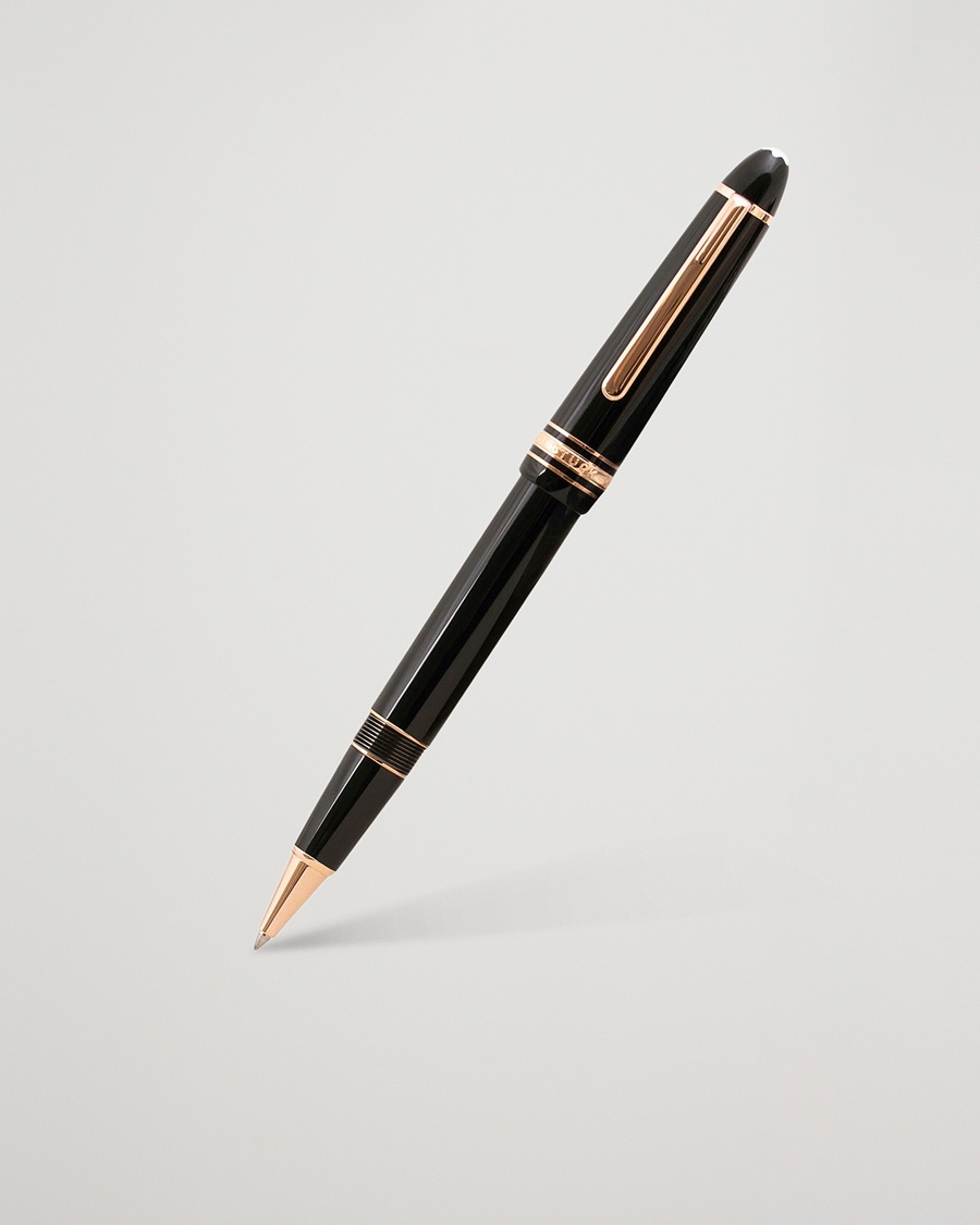 Montblanc 162 Meisterstück Rollerball LeGrand Pen Black/Red Gold – Musta
